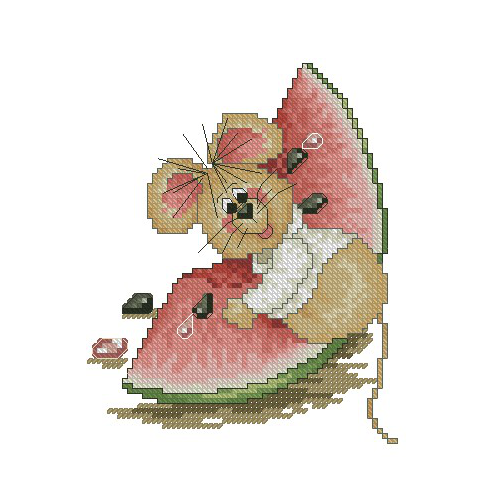 Mysz z arbuzem 2